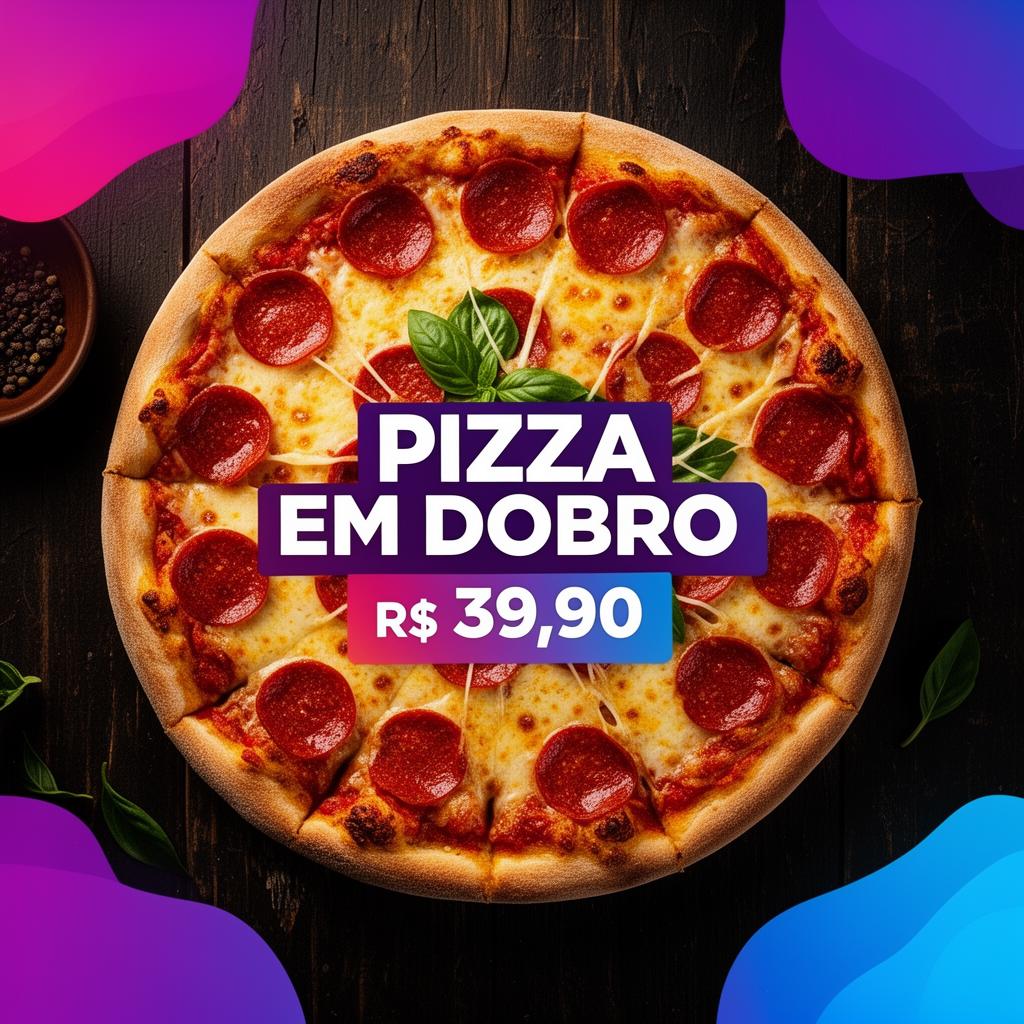 Exemplo de promoção para restaurante